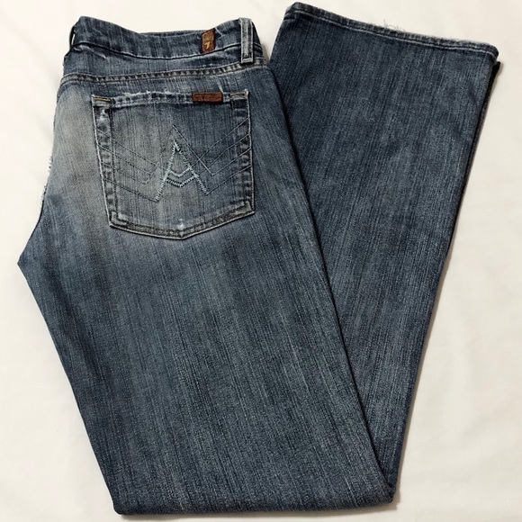 7FAM Women’s “A-Pocket” Lowrise Bootcut Jeans - 31 - Picture 10 of 16